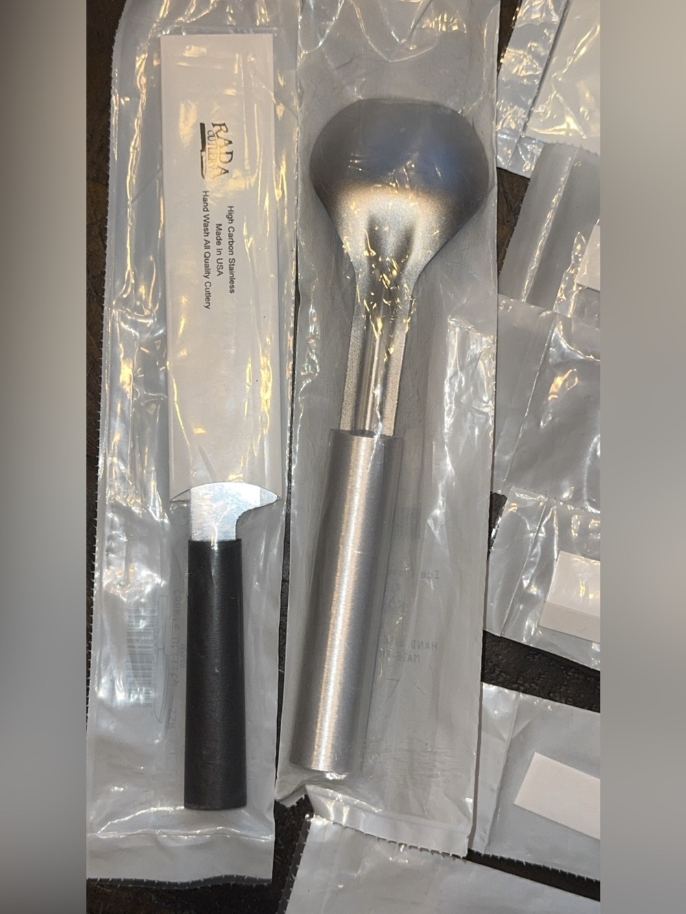 NWT 12PC RADA KITCHEN CUTLERY BUNDLE KNIVES, ICE CREAM SCOOP, PEELER, SHARPENER - Picture 10 of 13